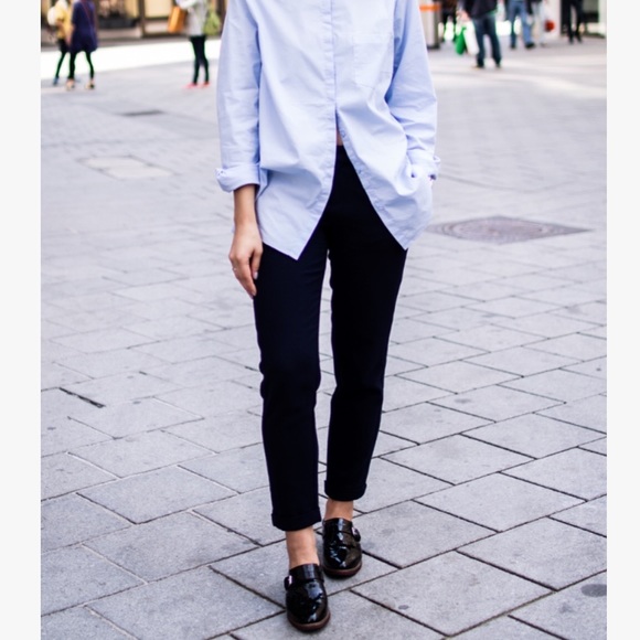 asos leather loafers